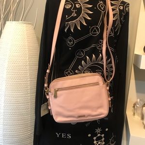 Fossil leather crossbody bag
